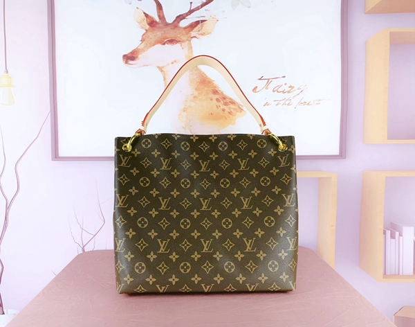 ルイヴィトンバッグ側面デザイン